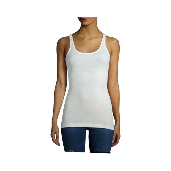 VINCE FAVORITE RIBBED TANK TOP. - Picture 1 of 5